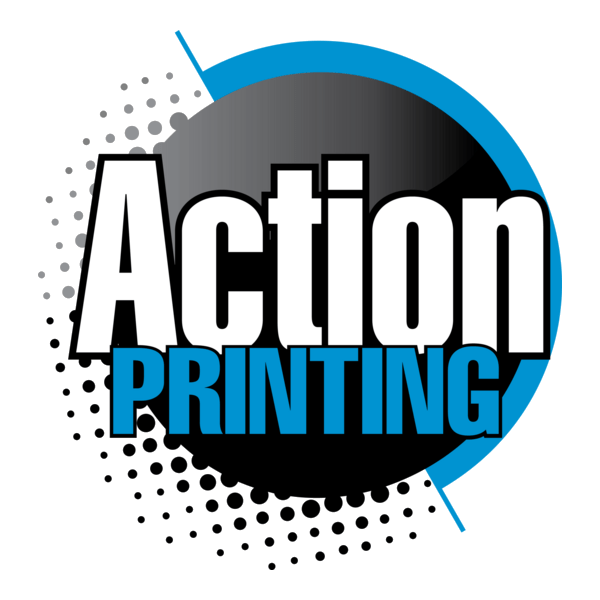 action printing logo